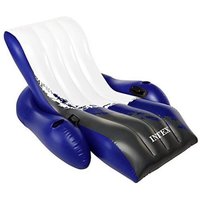 [GEBRAUCHT] B-Ware Intex Luftmatratze Lounge Deluxe Swimming Pool Wasserspielzeug Getränkehalter von Intex