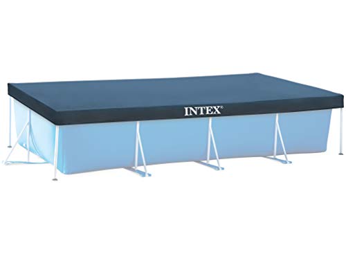 Intex Rectangular Poolplane - Poolabdeckplane, Blau, 450 x 220 x 20 cm - Für Rectangular Frame Pool von INTEX