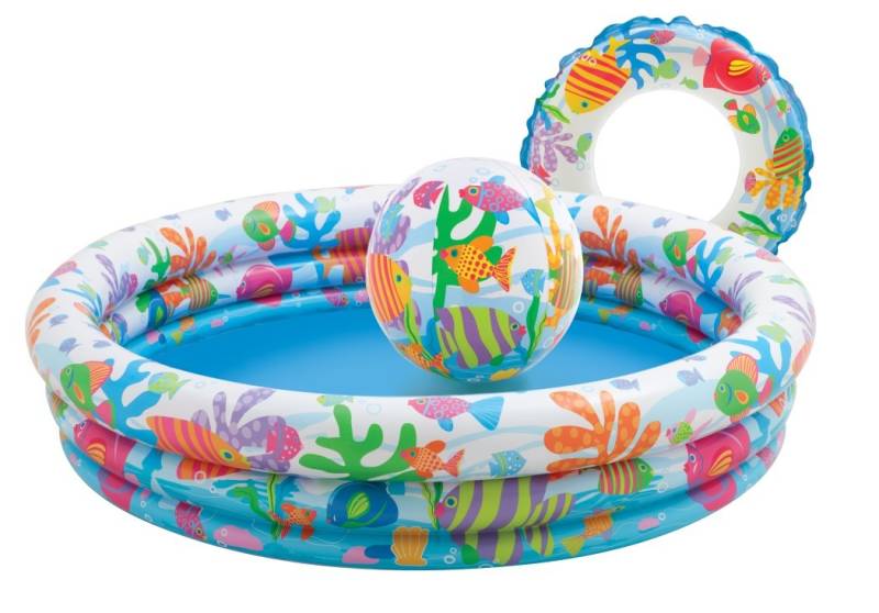 INTEX 3-Ring Poolset + Wasserball + Schwimmring 59469 von Intex