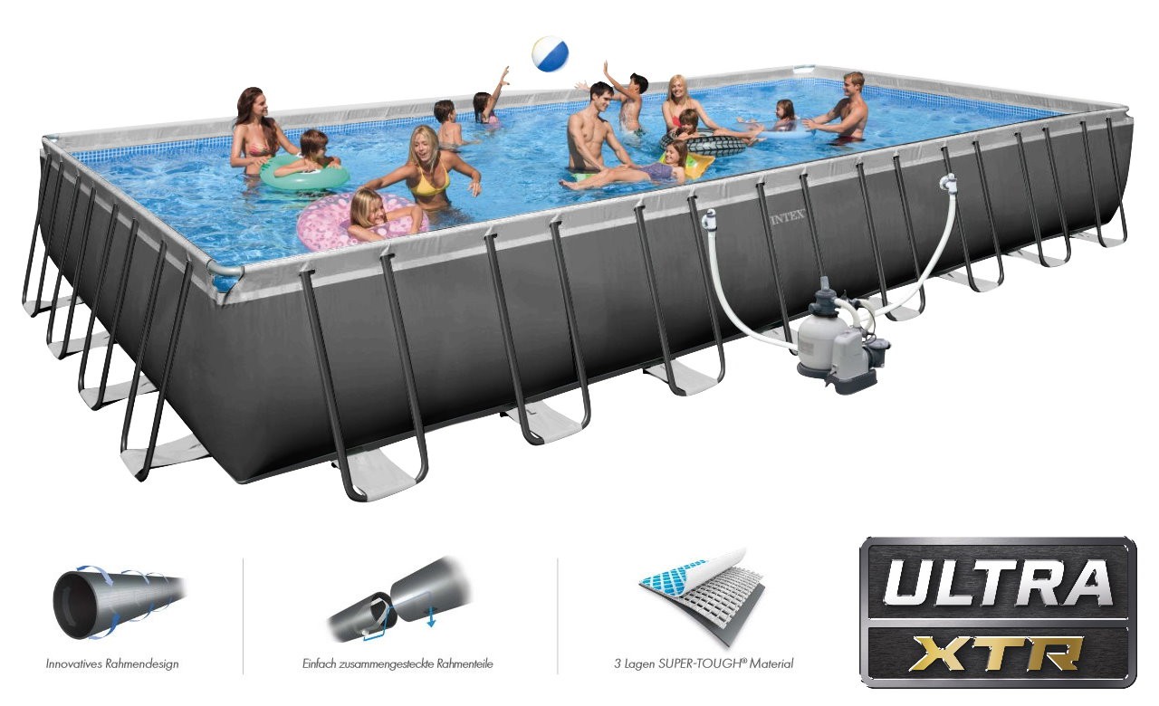 INTEX Ultra XTR Frame Pool MegaSet 975x488 + Salzwasser 26378 von Intex
