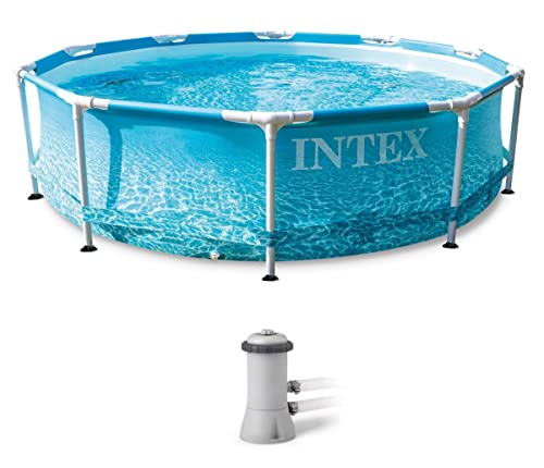 Intex 10FT X 30IN Beachside Metal Frame Pool Set von Intex