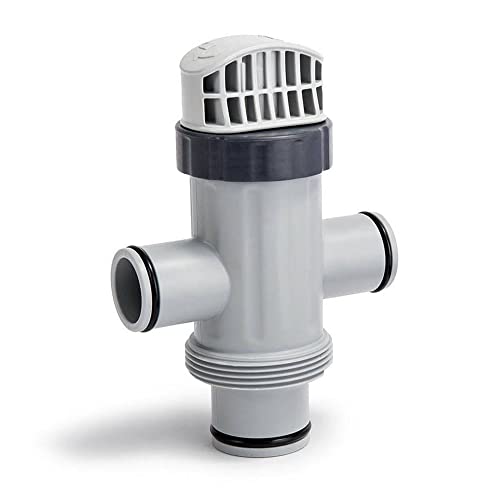 Intex 11872 Doppelschlauch-Plunger-Ventil, Poolzubehör, Aufsatz für oberirdische Pool- und Poolpumpenwartung von Intex
