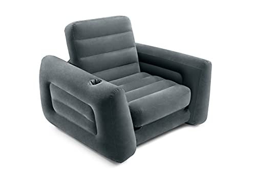 Intex 12-68565 Ausziehbarer Sessel "Pull-Out Chair", 109 x 218 x 66 cm (L x B x H), 2-in-1 Ventil von Intex