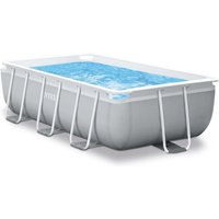 Intex Pool SET Familienpool Gerahmter Pool, Rechteckig, 3539 l Grau Child 26784 Intex Pool SET Familienpool Gerahmter Pool, Rechteckig, 3539 l Grau Child 26784 von Intex