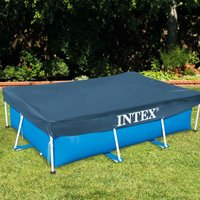 28038 Abdeckplane Pool Abdeckung 300x200 cm Rechteckig Überhang 20cm - Intex von Intex
