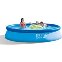 Intex 28142 Easy Set oberirdischer Pool aufblasbar rund 396x84cm von Intex