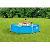 Intex - 28205 Frame Swimming Pool Ø244x51cm Aufstellpool Planschbecken Rundpool von Intex