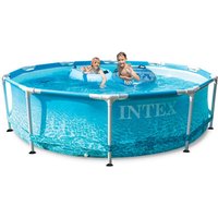 Intex 28208 Beachside Metal Frame runder oberirdischer Pool 305x76cm Intex 28208 Beachside Metal Frame runder oberirdischer Pool 305x76cm von Intex