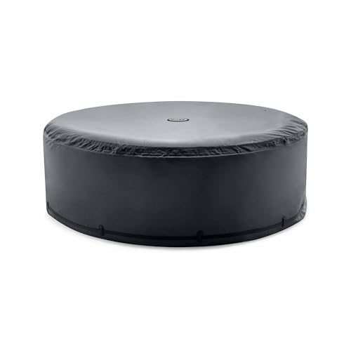 Intex 28533 – Thermo-Solar-Abdeckplane für Round PureSpa, 8 Plätze, energieeffizient, Schwarz, ⌀ 236 cm von Intex