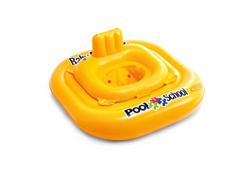Intex 56587EU - Schwimmring mit Sitz Pool School Quadratisch, Vinyl, Gelb, 79x79 cm Intex 56587EU - Schwimmring mit Sitz Pool School Quadratisch, Vinyl, Gelb, 79x79 cm von Intex