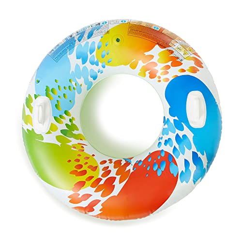 Intex 58202 - Schwimmreifen Color mit Griff 3P Free, 1 Packung von Intex