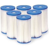 6 Filterkartuschen Typ b für Swimming Pool Set Easy und Frame - Intex von Intex