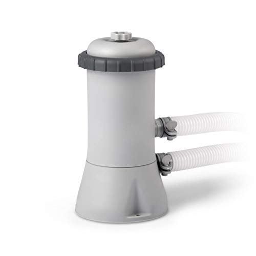 Intex 600 GPH Cartridge Filter Pump(12 V), grau, 17.1x18.4x32.8 cm, 28604GS von Intex