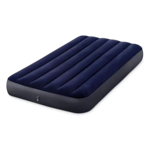 Intex 64757 Classic Downy Blue Dura-Beam Serie Twin Luftbett, Blau, 191 x 99 x 25 cm (L x B x H) von Intex