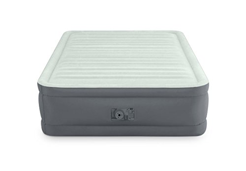 Intex 64904 - Luftbett in halber Einzelbettgröße Selbstaufblasend PremAire I, mit integrierter Elektropumpe, Geeignet für 2 Person, PVC, Mehrfarbig, 137x191x46 cm von Intex
