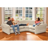 Sofa Lounge Couch aufblasbar Schlafsofa Ecksofa Gästebett 257x203x76 cm - Intex von Intex