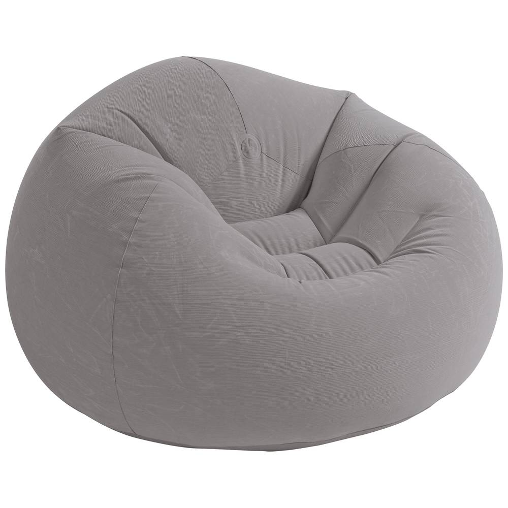 Intex 68579 Np Beanless Bag Chair Sessel Lounge L X B X H 114 X 114 X 71 Cm Grau  B-Ware von Intex