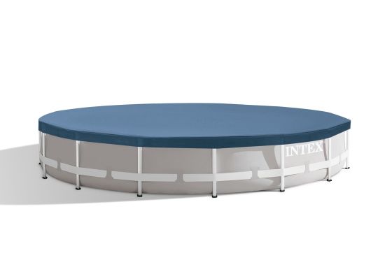 Intex Abdeckplane für Frame-Pool Ø 457 cm blau von Intex
