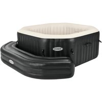 Intex - Aufblasbare Sitzbank für Whirlpools Pure Spa, octagonal schwarz von Intex