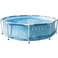 Intex Beachside MetallFrame Frame Pool (Rohrkonstruktion) (Ø x H) 3050mm x 760mm von Intex