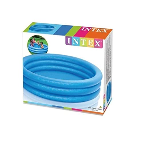 Intex Crystal Blue Pool - Kinder Aufstellpool - Planschbecken - Ø 168 cm x 38 cm - Für 2+ Jahre von Intex