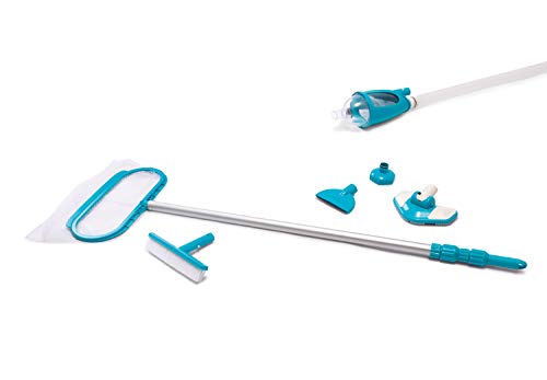 Intex Deluxe Pool Maintenance Kit - Poolzubehör - Pool Reinigungsset - 5-teilig, 28003, Mehrfarbig von Intex