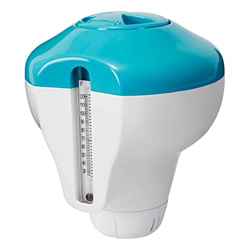 2 In 1 Floating Swimming Pool Chlorine Dispenser And Thermometer von Intex