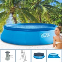 Easy Set Pool 457 x 107 cm Komplettset Rundpool mit Zubehör - Intex von Intex