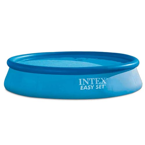 Intex Easy Set Pool - Aufstellpool, 396cm x 84cm x 74cm, 28143NP, Blau von Intex