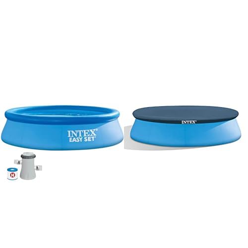 Intex Easy Set Pool - Aufstellpool Ø 305 x 76 cm Mit Filteranlage & Poolabdeckplane Ø 280 cm Intex Easy Set Pool - Aufstellpool Ø 305 x 76 cm Mit Filteranlage & Poolabdeckplane Ø 280 cm von Intex