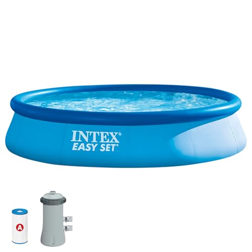 Intex Easy Set Pool - Aufstellpool - Ø 396 x 84 cm - Mit Filteranlage von Intex