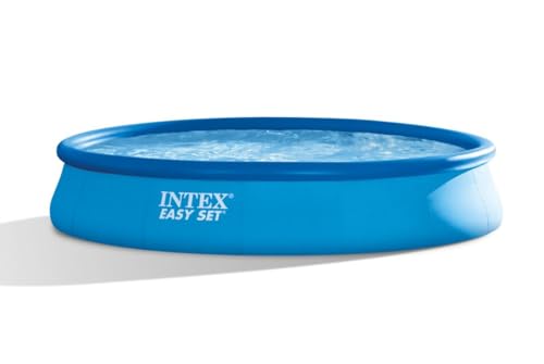 Intex 28158NP – Aufstellpool Easy Set Rund, Filterpumpe 2006 L/h, 9729 L, PVC, Blau, 457x84 cm von Intex