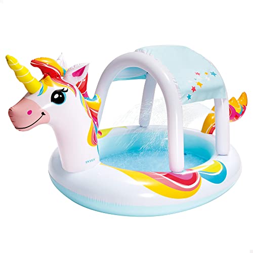 Intex Einhorn-Sprühpool, aufgeblasene Größe: 254 cm x 132 cm x 109 cm (58435NP) von Intex