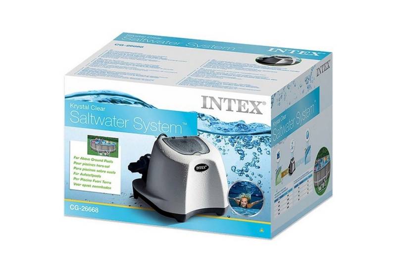 Intex Filterpumpe 26668GS Chlorinator Salzwassersystem bis 26.500 Liter von Intex