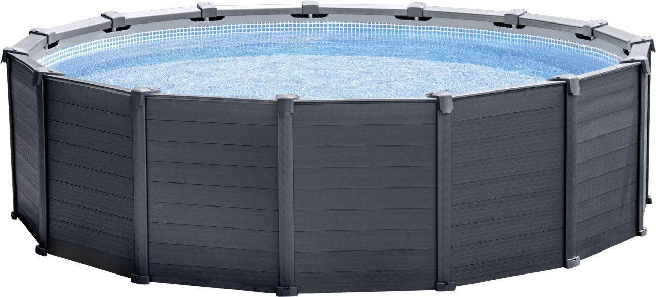 Intex Frame Pool Set Graphit Ø 478 x 124 cm Intex Frame Pool Set Graphit Ø 478 x 124 cm von Intex