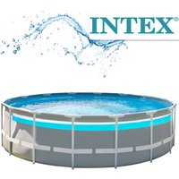 Intex - Frame Pool Set Prism Clearview ø 488 x 122 cm 26730 von Intex
