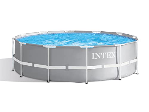 Intex Frame Pool Set Prism Rondo, grau, 366 x 122 cm, 26718FR von Intex