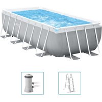 Intex - Frame Pool Set Prism Quadra 400 x 200 x 122 cm von Intex