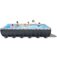 Intex - Frame Pool Set Ultra Quadra xtr 732 x 366 x 132 cm - mit Salzwassersystem von Intex
