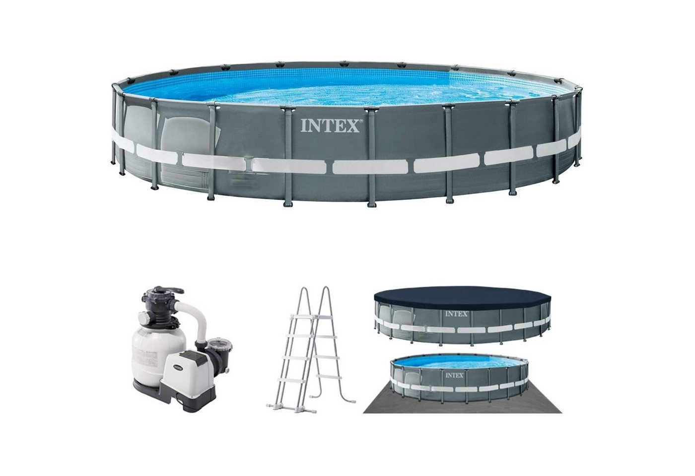 Intex Framepool 26334GN INTEX 126334GN - Frame Pool Set Ultra Rondo XTR Intex Framepool 26334GN INTEX 126334GN - Frame Pool Set Ultra Rondo XTR von Intex