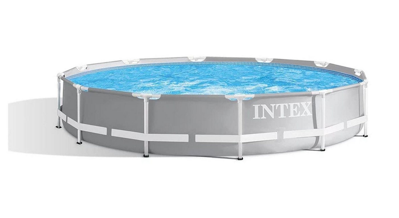 Intex Framepool Intex Aufstellpool Framepool-Set, rund Ø 366x76 cm inkl. Kartuschenfitleranlage & Anschlussschlauch Intex Framepool Intex Aufstellpool Framepool-Set, rund Ø 366x76 cm inkl. Kartuschenfitleranlage & Anschlussschlauch von Intex