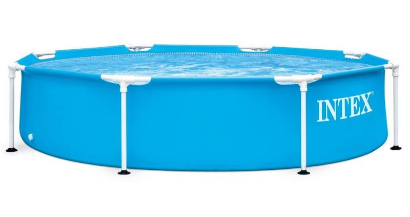 Intex Framepool Metallrahmen Anschluß für Pumpe Ø 244cm x 51cm 1820 Liter 28205NP von Intex