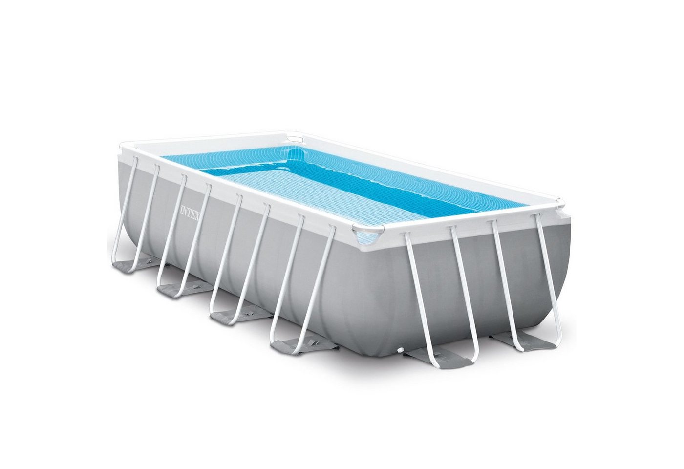 Intex Framepool Set "Prism Quadra II" 400 x 200 x 100 cm, Inkl. Kartuschenfilteranlage, pulverbeschichtete Metall-Seitenstützen Intex Framepool Set "Prism Quadra II" 400 x 200 x 100 cm, Inkl. Kartuschenfilteranlage, pulverbeschichtete Metall-Seitenstützen von Intex