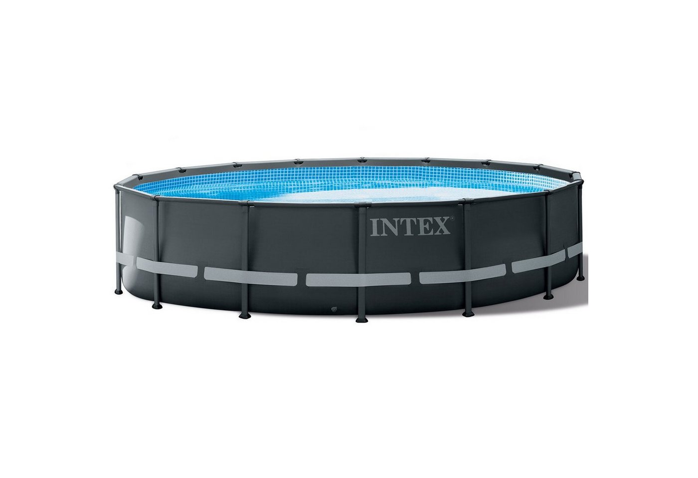 Intex Framepool Set "Ultra Rondo XTR", (488 x 122 cm inkl. Sandfilteranlage), pulverbeschichtetem Stahl von Intex