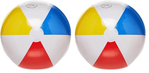 Intex Glossy Panel Ball - Inflatable Water Ball/Beach Ball - Diameter 51 cm (Packung mit 2) von Intex