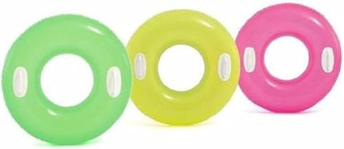 Intex Hi-Gloss Tube - Aufblasbarer Schwimmring - Ø 76 cm - Mit Griff, farblich sortiert Intex Hi-Gloss Tube - Aufblasbarer Schwimmring - Ø 76 cm - Mit Griff, farblich sortiert von Intex