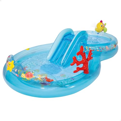 Intex 56143NP - Aufblasbares Play Center Unterwasserwelt mit Bällen, Vinyl, Mehrfarbig, 310x193x71 cm von Intex