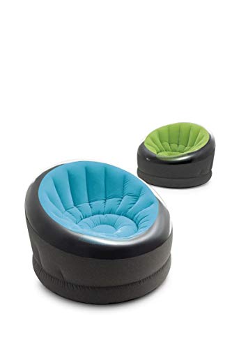 Intex Jazzy Armchair, aufblasbarer Stuhl, (L) 1,12 x (l) 1,09 x (H) 0, 69m, verschiedene Farben von Intex