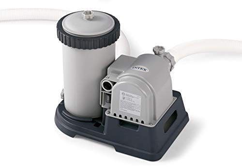 Intex 28634GS 2500 GPH Cartridge Filter Pump W/RCD(220-240 Volt), Grau, 1750 M3/HR von Intex