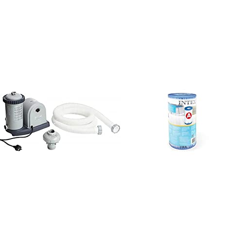 Intex Krystal Clear Cartridge Filter Pump - Pool Kartuschenfilteranlage - OPTIMO 636T & Filteranlagenzubehör - Filterkartusche - Typ A - 1 Stück von Intex